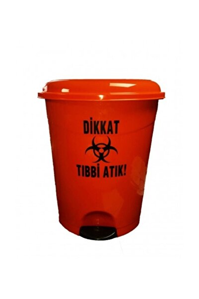 Saatistan 20 Litre Pedallı Tıbbi Atık Çöp Kovası Sağlık ve Hijyen İçin