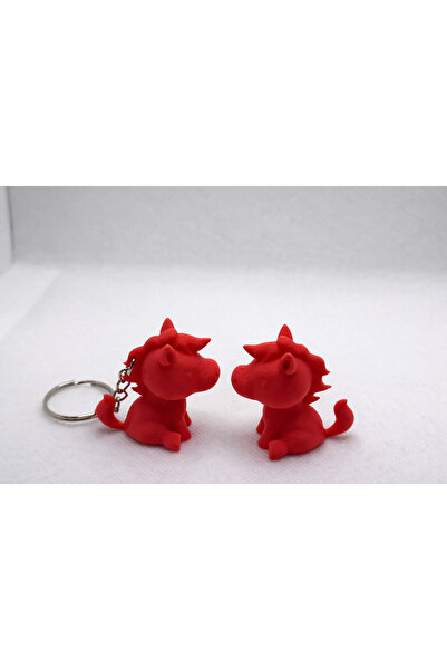 Vescarri سلسلة مفاتيح على شكل حصان صغير لطيف - يونيكورن - حقيبة على شكل حصان ...