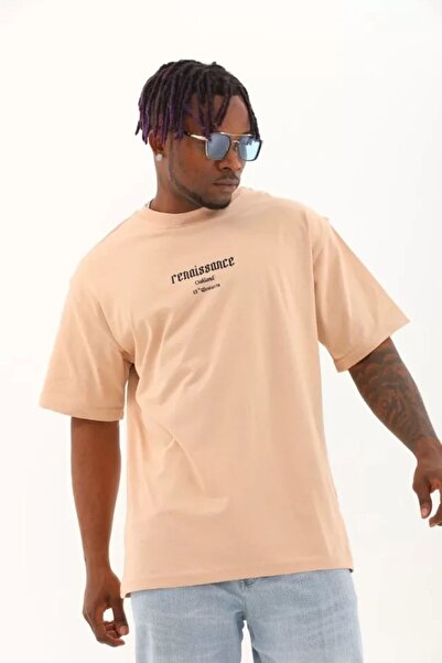 Hiccup Janes Oversize Crew Neck Printed T-Shirt