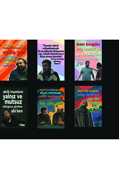 STEPNİCK Feyyaz Yiğit & Gibi Temalı UV DTF Sticker Suya Dayanıklı Komik Etiket