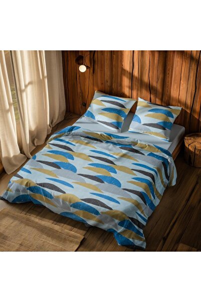 Menderes Home Cotton Collection Single Duvet Cover Set Adalar