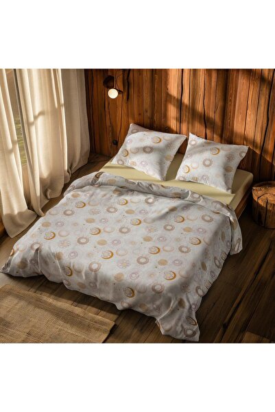 Menderes Home Cotton Collection Set de husă de pilotă dublă Galaxy