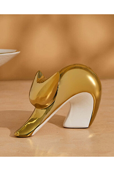REDTAG Gold Cat Dcor Accent