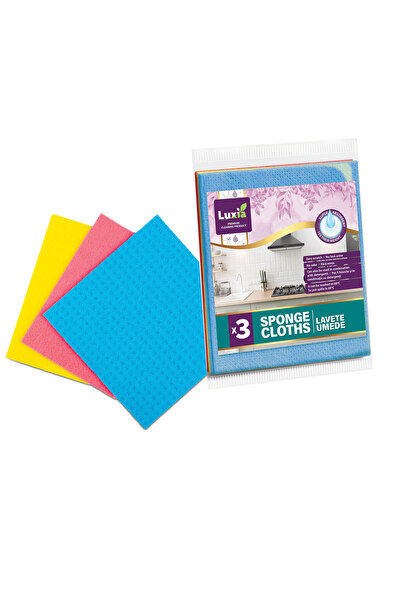 Luxia șervețele umede 3 buc/set 16x16cm colorate