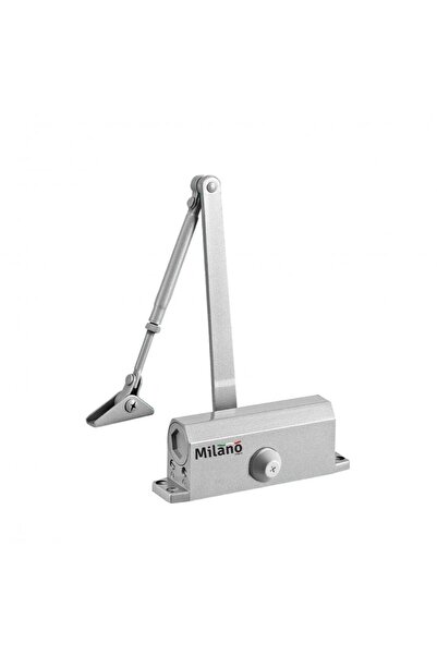 Milano Door Closer, Heavy Duty Silver Metal Door Closure Mechanism for Home &...