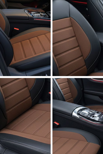GM-DESIGN Speed Serisi Taba Pike Kumaş Üniversal Oto Koltuk Kılıfı - 5 Koltuk Tam Set