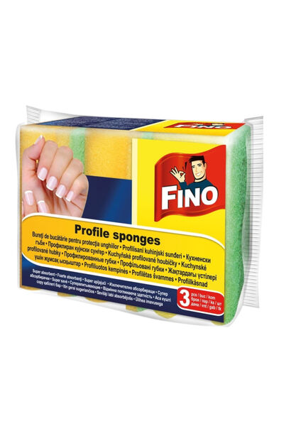 Fino Dish sponge with nail protection 3 pieces/set