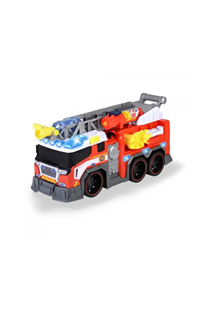 Dickie İtfaiye Aracı, Sesli Ve Işıklı, Uzatılabilir Merdivenli, Su Fonksiyonl...