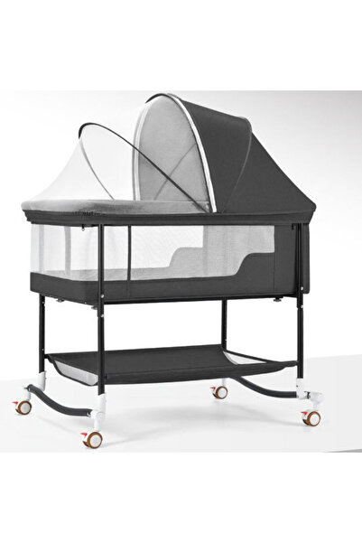 Ominii Portable Child Sleeping Basket Bed European Style Folding Baby Crib 0-...