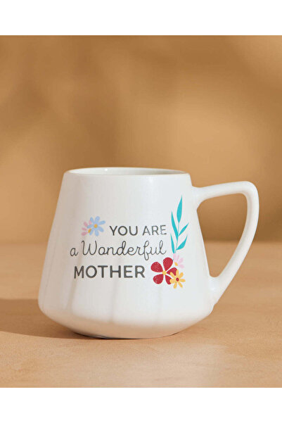 REDTAG كوب أبيض مكتوب عليه "أنتِ أم رائعة"