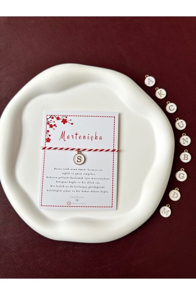 the canelif accessories سوار مارتينيشكا مع بطاقة - قابل للتعديل، تصميم خاص يج...