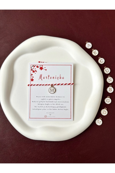 the canelif accessories Marteniçka Bracelet with Card - Adjustable, Special D...