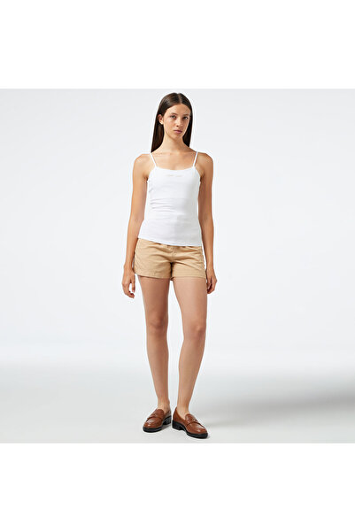 Tommy Hilfiger Kadın Bej Şort