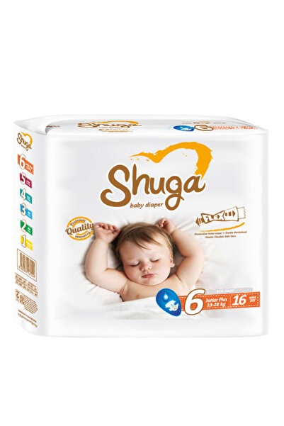 Shuga Baby Diaper Ekonomik Paket 6 numara 16 adet