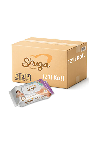 Shuga Baby Diaper Shuga Islak Mendil 90'lı / 12'li Koli