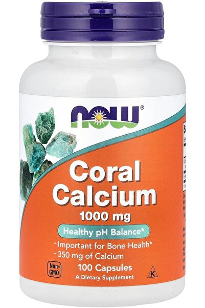 Now Foods كالسيوم المرجان، 350 ملغ، 100 كبسولة