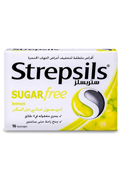 STREPSİLS Lemon Sugar-Free Lozenges