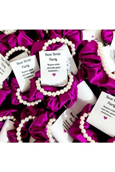 HediyelikAVM Poklon set za devojačku večer buduće mlade, 10 satenskih kopči z...