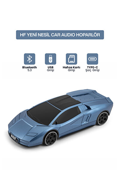 MetaForce Yeni Nesil Araba Modelli Bluetooth Hoparlör I USB Girişli I Hafıza ...