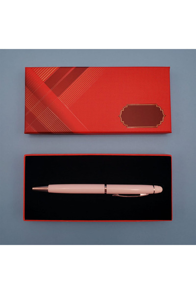 Generic Brand White Ballpoint Pen with Box