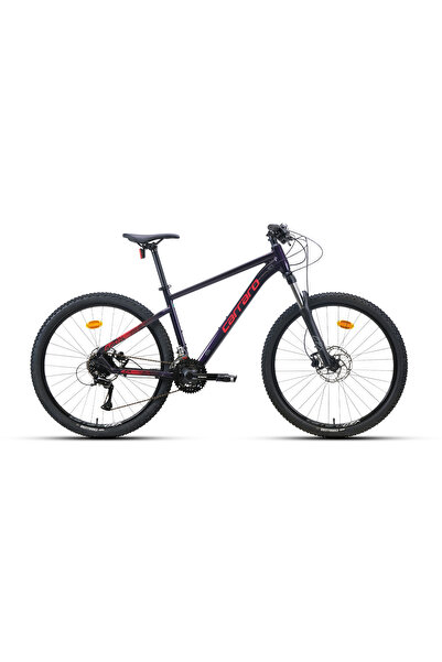 Carraro CRX 724 27,5" 24-V HD Dağ Bisikleti - Karanlık Mor-Kırmızı - 44 Cm