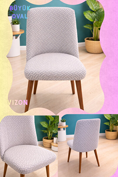 Uy Style Large Oval Chair Cover, Lycra, Flexible Oval Chair Cover with Brick ...
