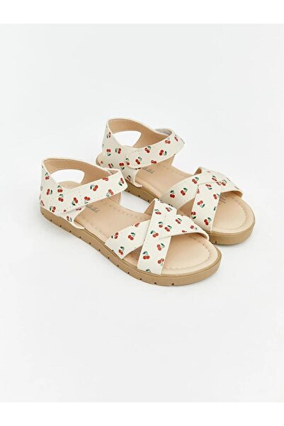 LC Waikiki Cherry Printed Baby Girl Sandals (S6)