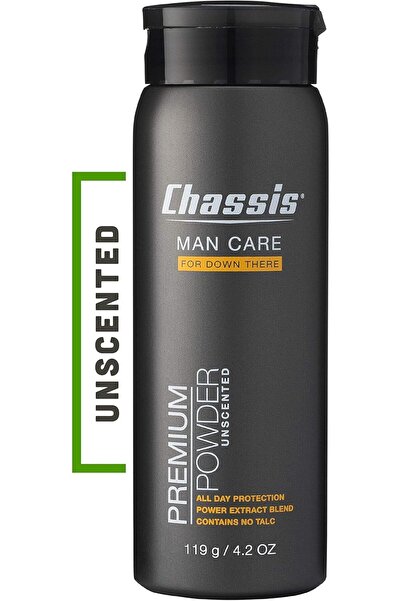 chassis Premium Body Powder for Men, Unscented