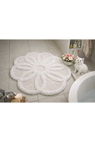 HOMEMOME Round Daisy Mat 100 cm X 100 cm