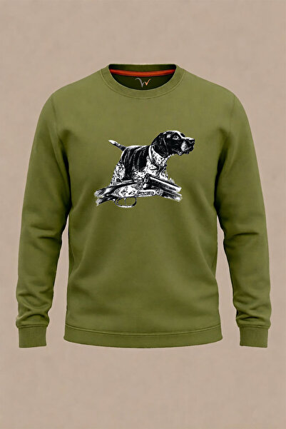 WİDİ Hanorac de iarnă pentru vânătoare în aer liber Kurzhaar Dog, 100% bumbac...