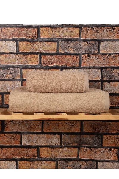 Mira Home طقم مناشف حمام فاخرة ناعمة من القطن بنسبة 100% مكون من قطعتين باللو...