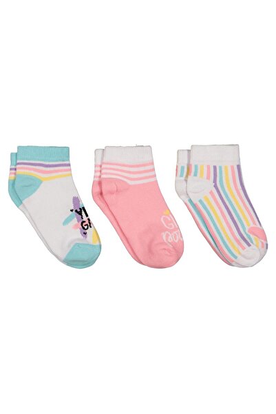 Civil Girls YES 3-pack κάλτσες-μποτάκια για κορίτσια 2-12 ετών - Τυπικές για ...