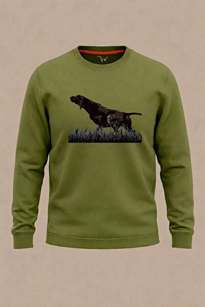 WİDİ Hanorac de iarnă pentru vânătoare în aer liber Kurzhaar Dog, 100% bumbac...