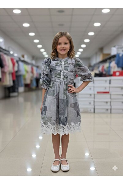 Pyramid masterpieces Girls ruffle dress