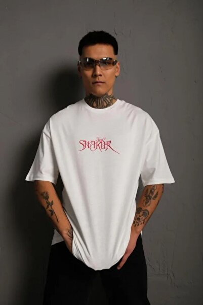 Hiccup Tricou JANES oversize cu imprimeu și guler rotund