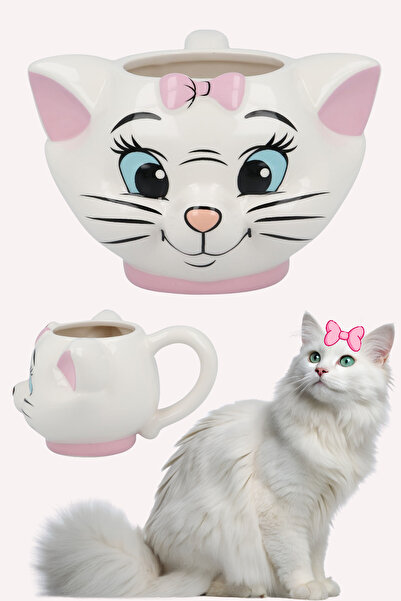 Shopura Coffee Cup with Cat - 3D Mug - Fun Gift Mug