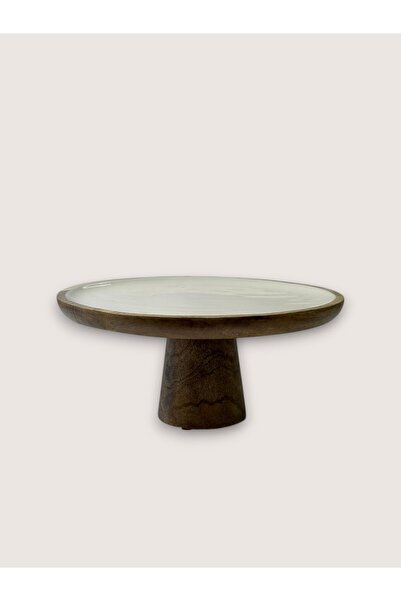 FARALYAHOME Mango Tree 30X13.5 cm Cake Stand with Legs, Presentation Stand, C...