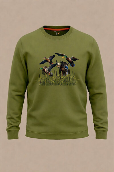 WİDİ سترة شتوية للصيد والصيد بالبندقية مطبوعة من القطن بنسبة 100%، مقاس عادي،...