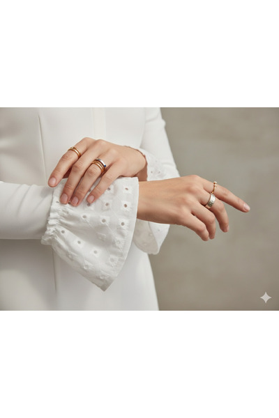 PL Beyaz uzun kolluk namaz kolluğu