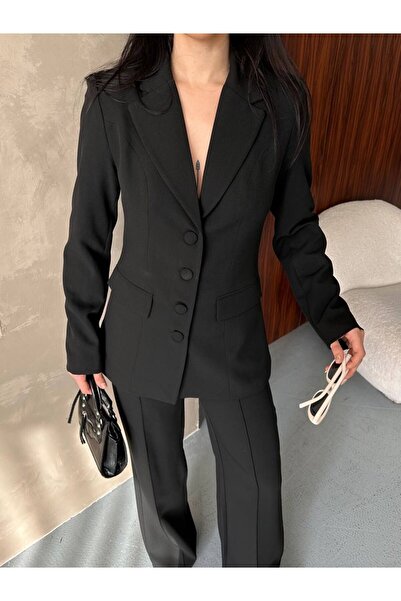 Ekim Store Button Detailed Double Blazer Suit