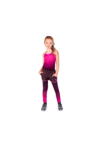 Tchibo Girls Kids, Sports Top, Set of 2, Red and Pink