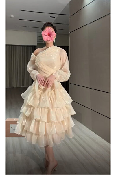 Diva style Layered organza dress