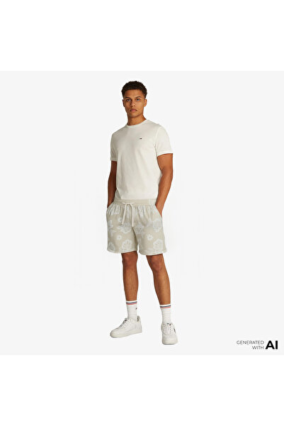 Tommy Hilfiger Tommy Jeans Slub Aop Beach Ext Erkek Bej Şort