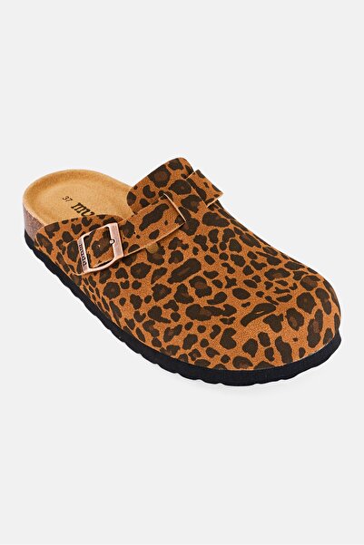 MUDD Women Adjustable Buckle Cork Mules, Multicolor