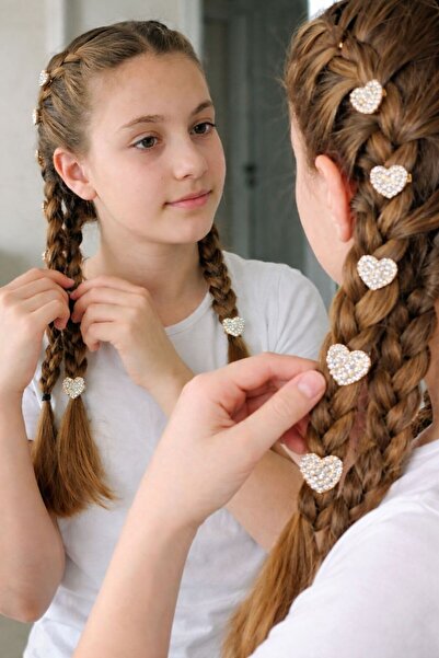 EMKSHOP 10-парче коса клипс коса пръстен коса декорация мъниста