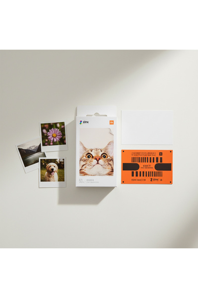 Xiaomi ورق صور ZINK Pocket متوافق - فيلم لاصق بدون حبر 2x3 بوصة