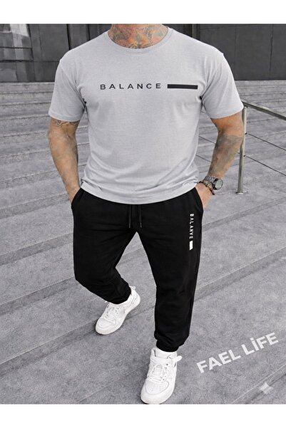 FAEL LİFE Women'S/Men's Wide Fit T-Shirt Tracksuit Balance Set