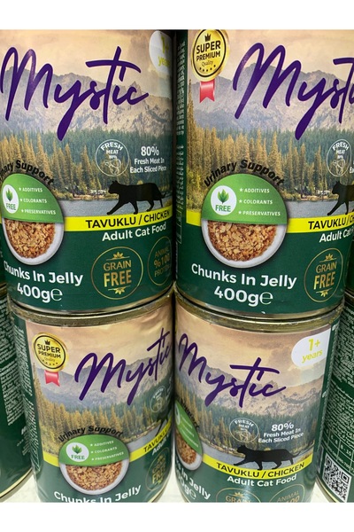 Mystic PATİLİMARKET KEDİ KONSERVESİ YETİŞKİN TAVUKLU