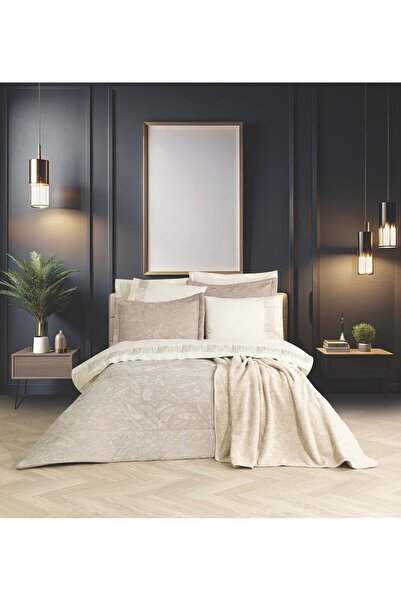 Bella Home طقم عردة نيسليا الفاخر من 10 قطع |   100% قطن |   تصميم أنيق وراقٍ...