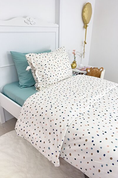 PAMUKA طقم غطاء لحاف مفرد 4 قطع - أخضر مرقط